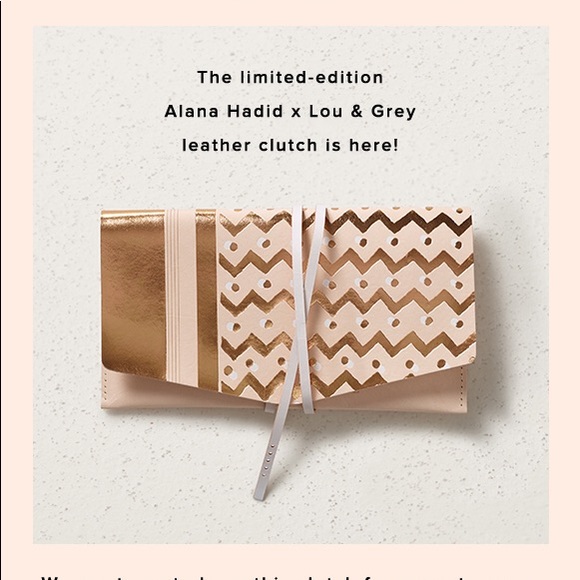 Alana Hadid X Lou & Grey Leather Clutch - Picture 6 of 8